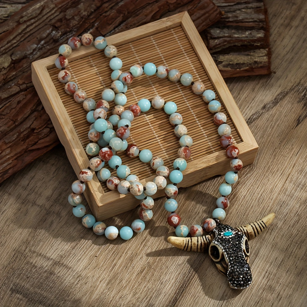 Shops amazonite bead necklace