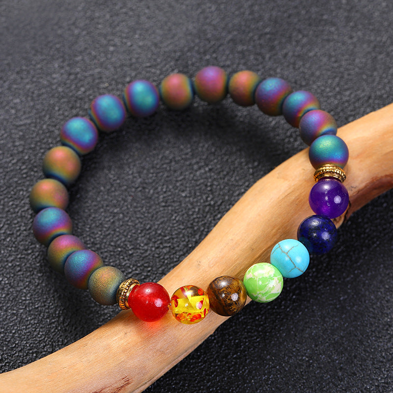 Chakra Energy Natural Stone Bracelet