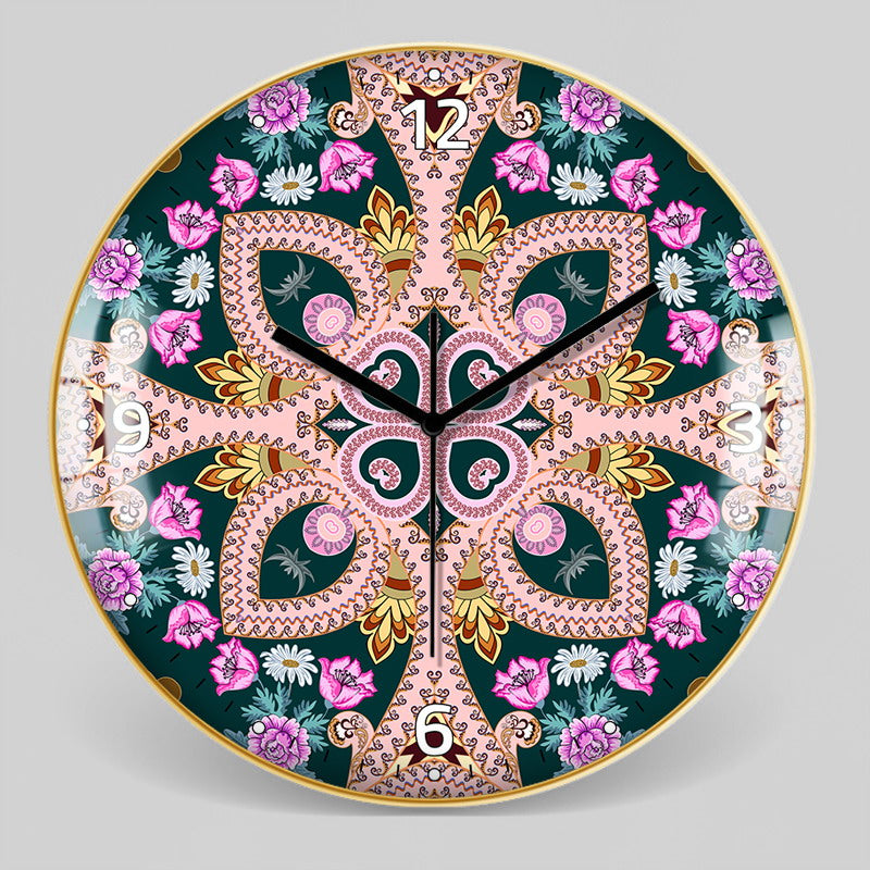 Ethnic style decorative clock