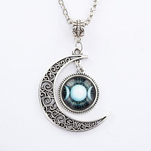 Triple moon pendant