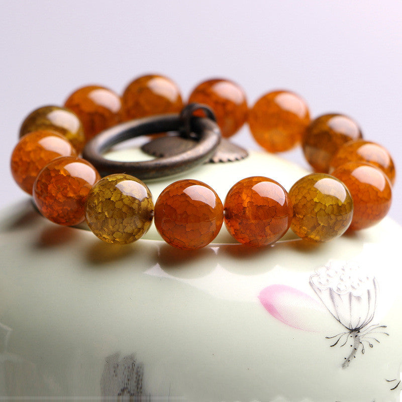 Natural agate bracelet