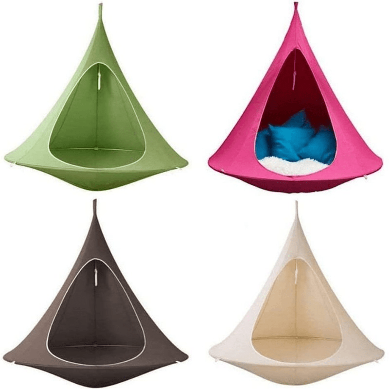 Suspended hammock for camping, outdoor swing