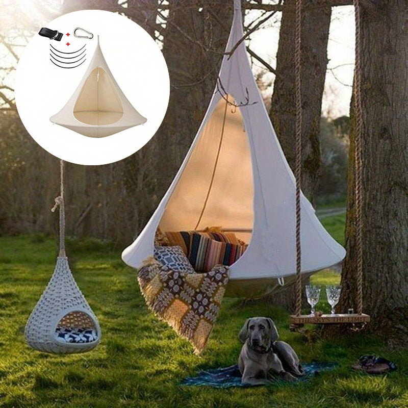 Suspended hammock for camping, outdoor swing