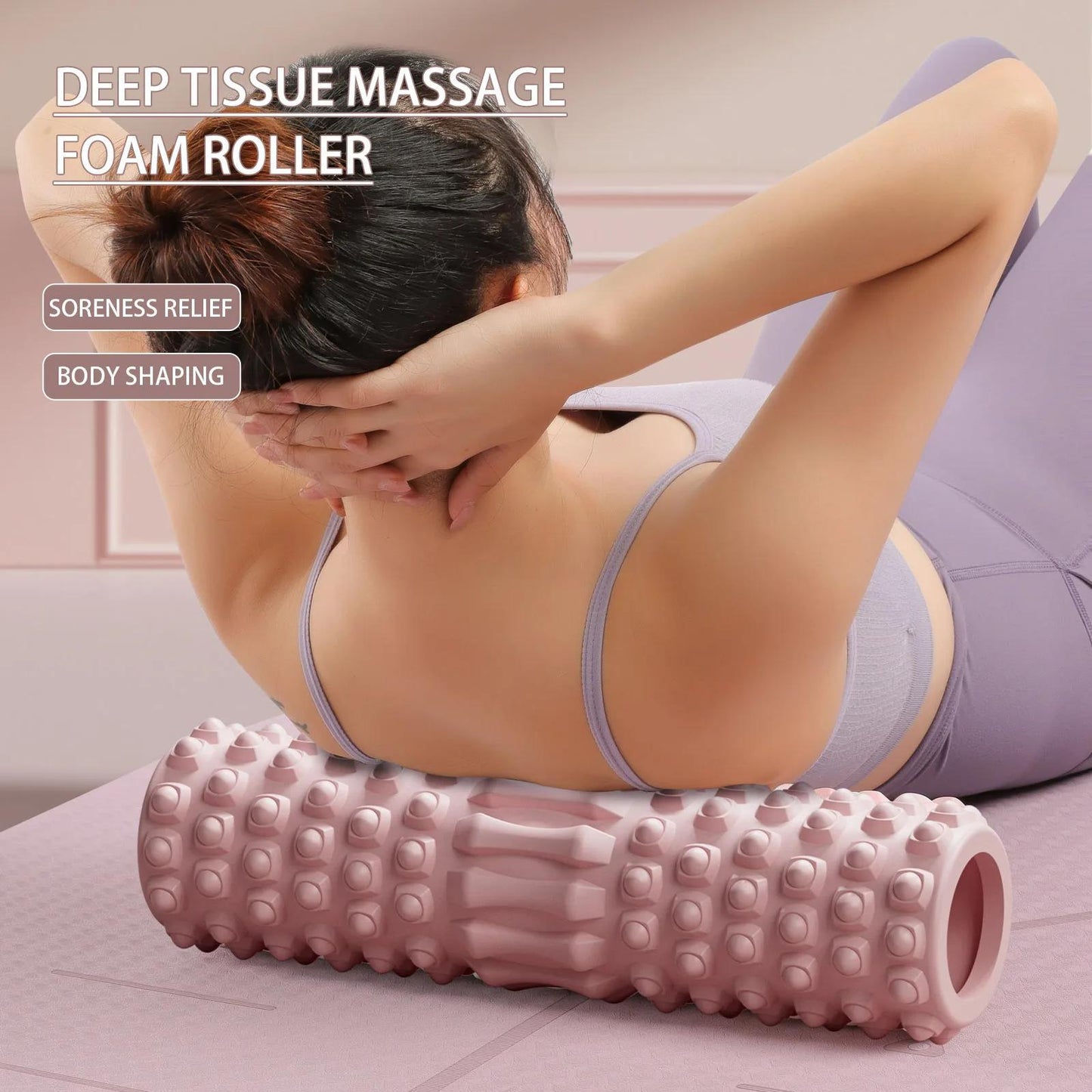 3pcs/set, massage therapy roller, back and leg massage roller, massage ball