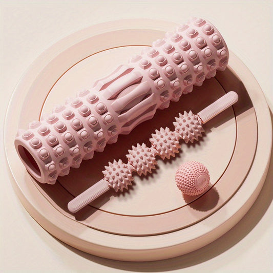 3pcs/set, massage therapy roller, back and leg massage roller, massage ball