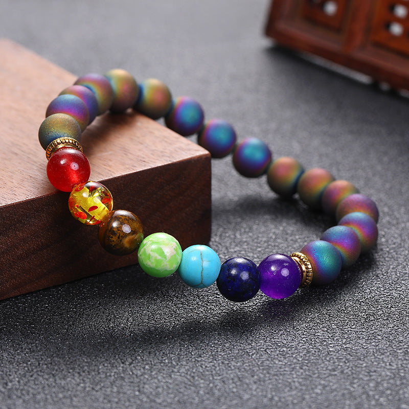 Chakra Energy Natural Stone Bracelet