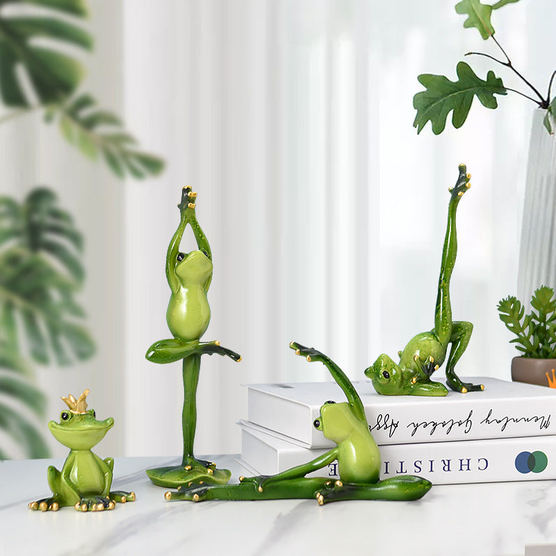 Yogi frog home decoration