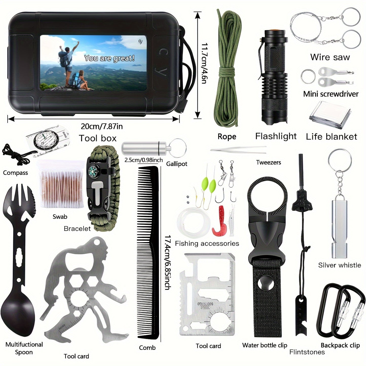 32-in-1 survival kit