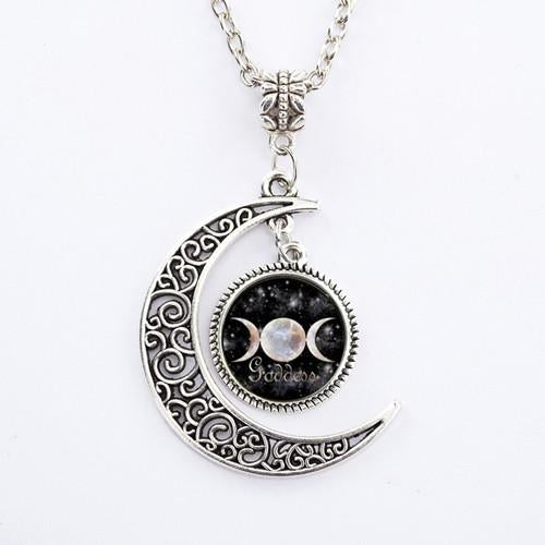 Triple moon pendant