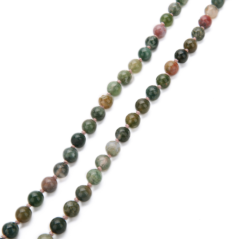 Moss agate 108 beads rosary beads