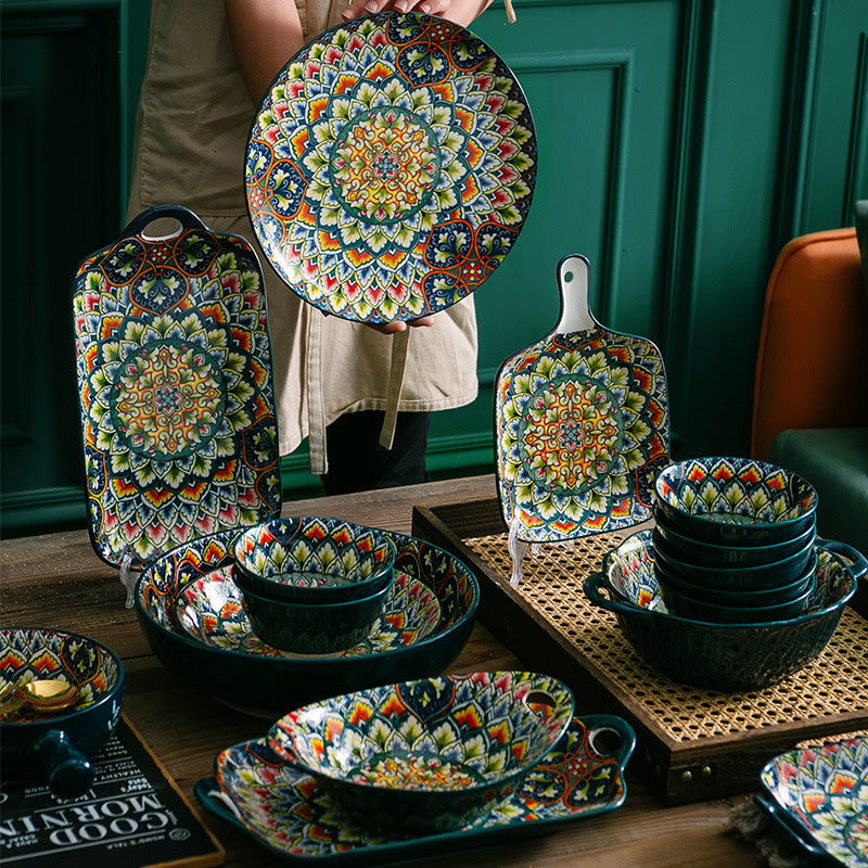 Ceramic ethnic  tableware