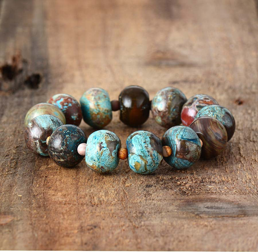 Heliotropic jasper bracelet