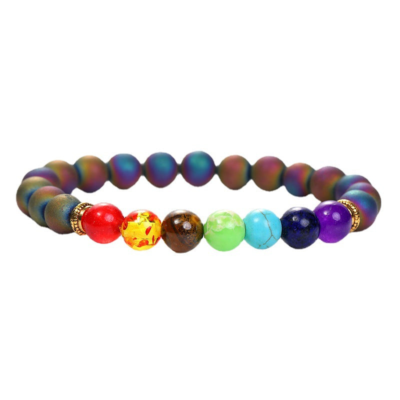 Chakra Energy Natural Stone Bracelet