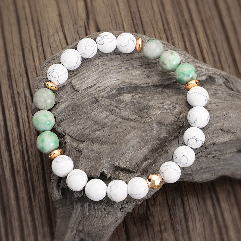 Howlite Amazonite Mala Meditation Beads