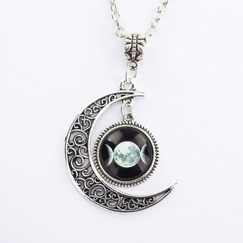 Triple moon pendant