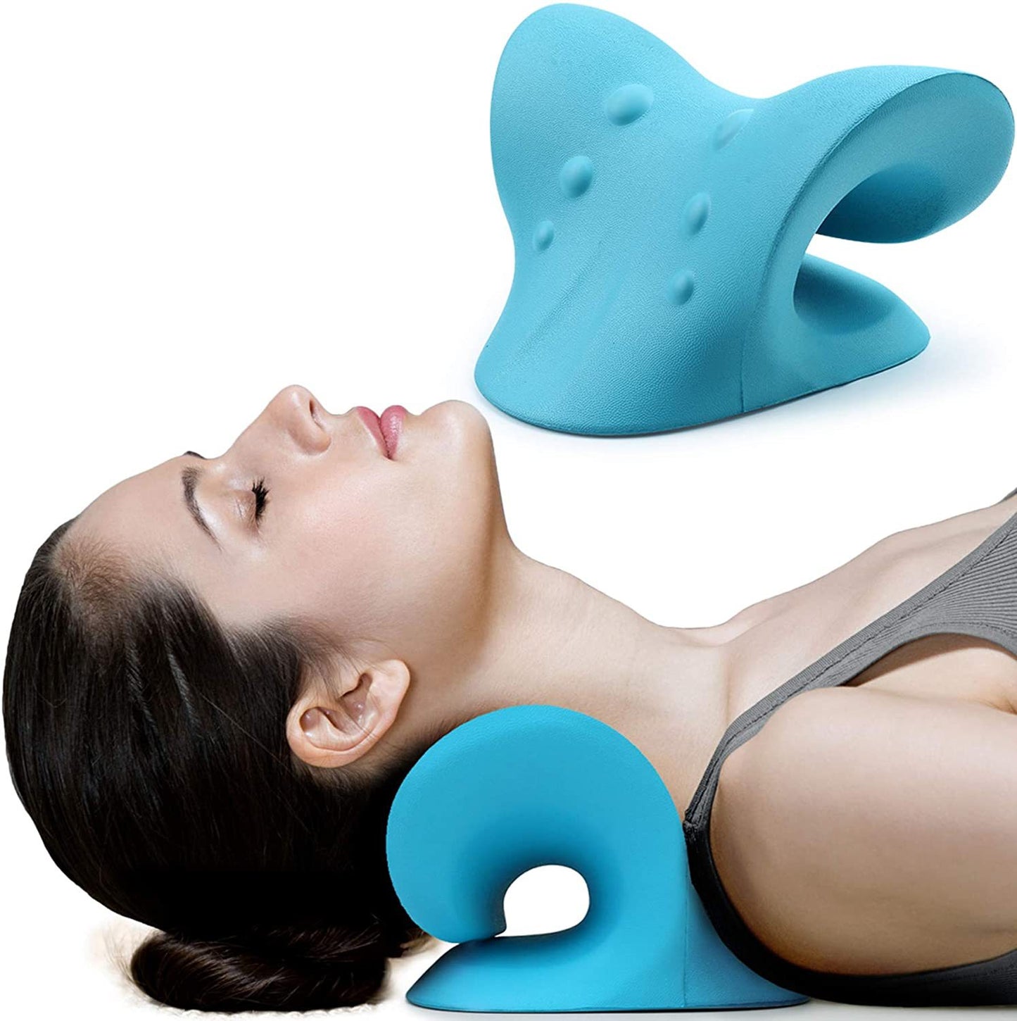 Relaxing neck and shoulder pillow