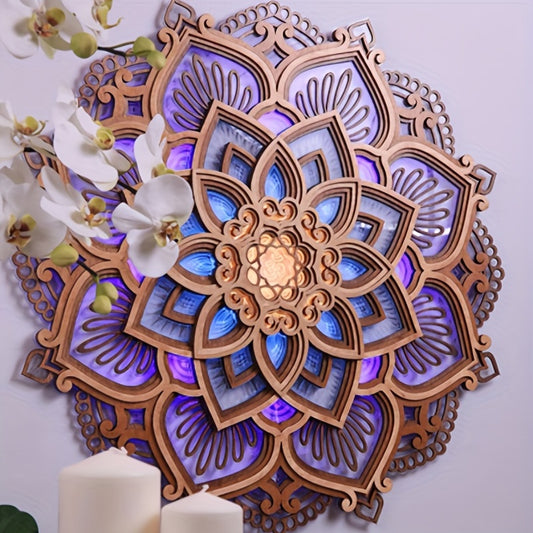 Mandala  LED Night Light USB