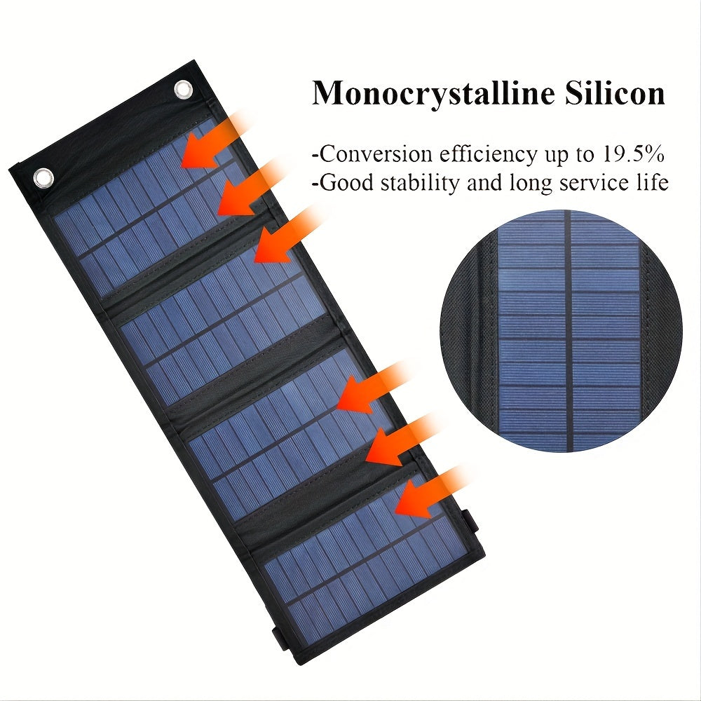 Portable USB Foldable Solar Panel