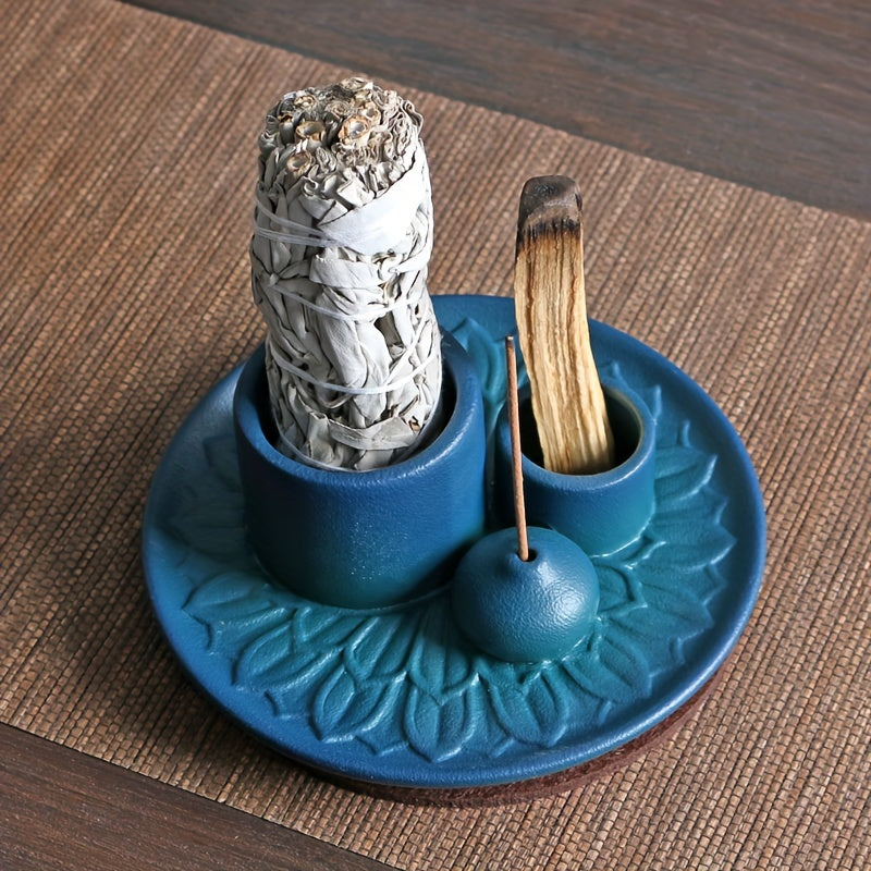 4-in-1 Ceramic Incense Holder