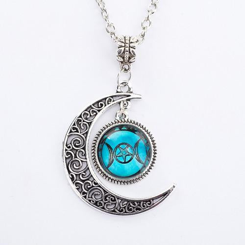 Triple moon pendant