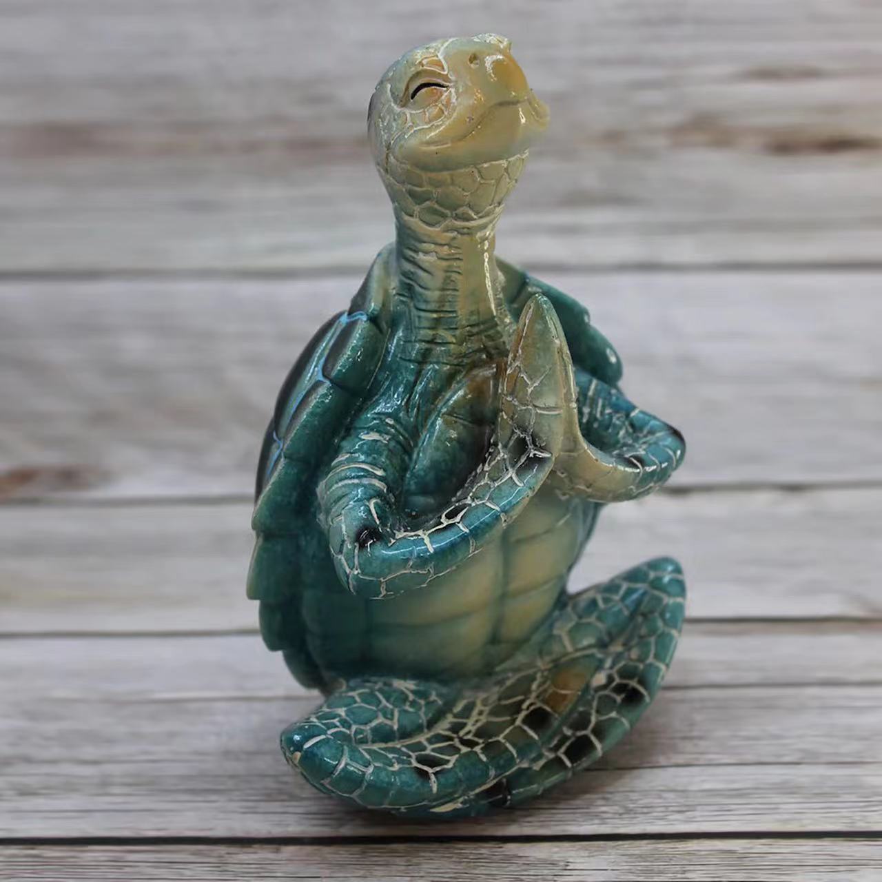 Statuette "Turtle on meditation"