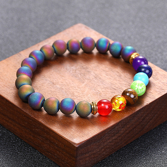 Chakra Energy Natural Stone Bracelet