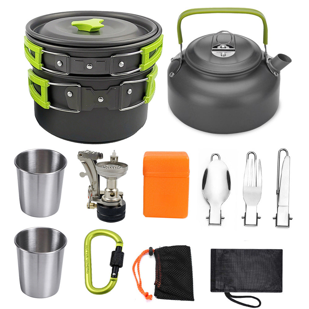 Traveler's cookware set