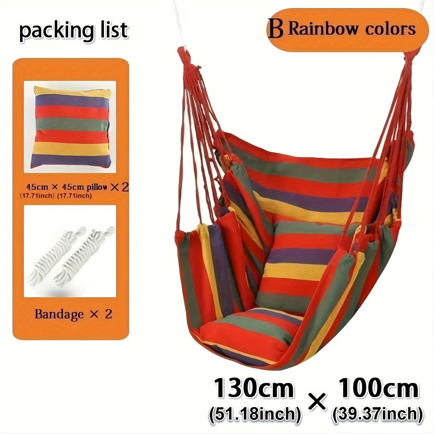 Seated hammock swing up to 120 kg