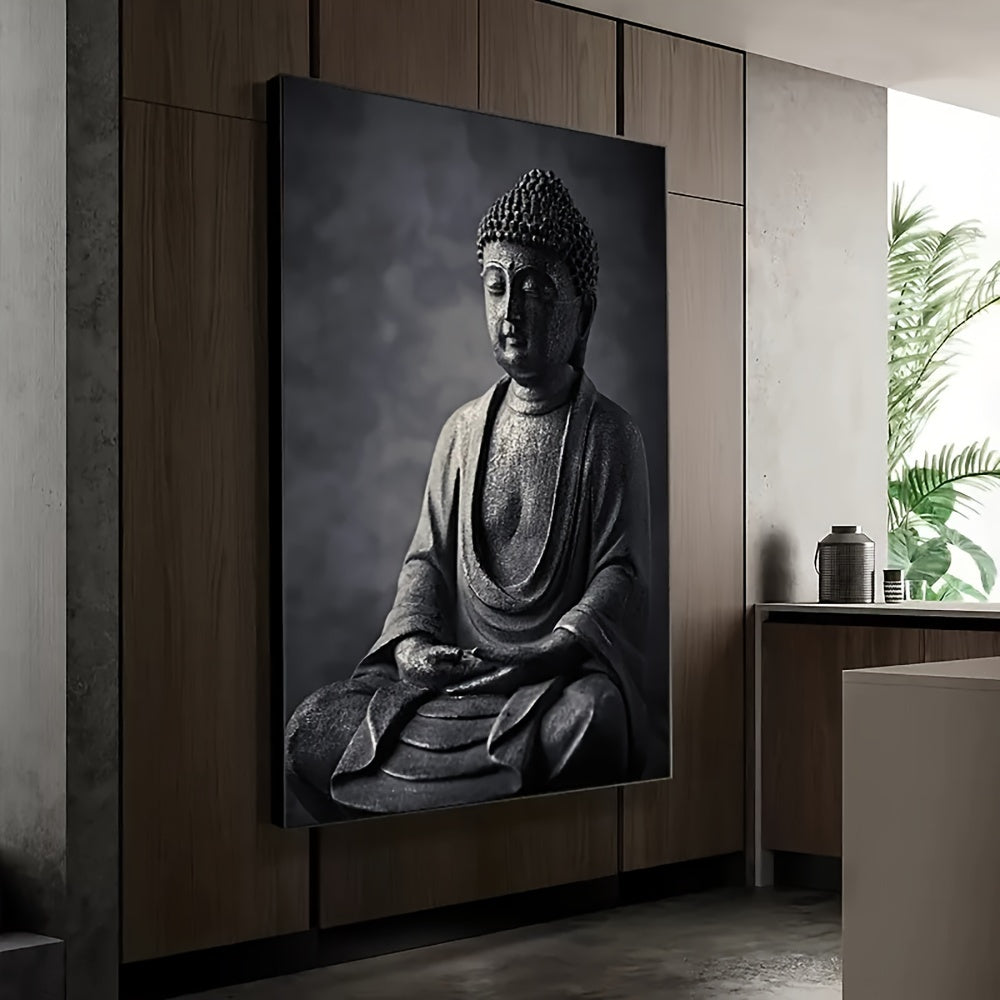 Canvas Paintings Buddha Statue on a dark background