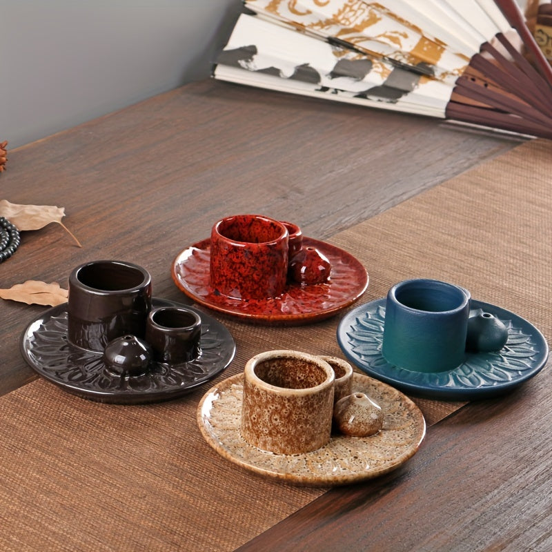 4-in-1 Ceramic Incense Holder