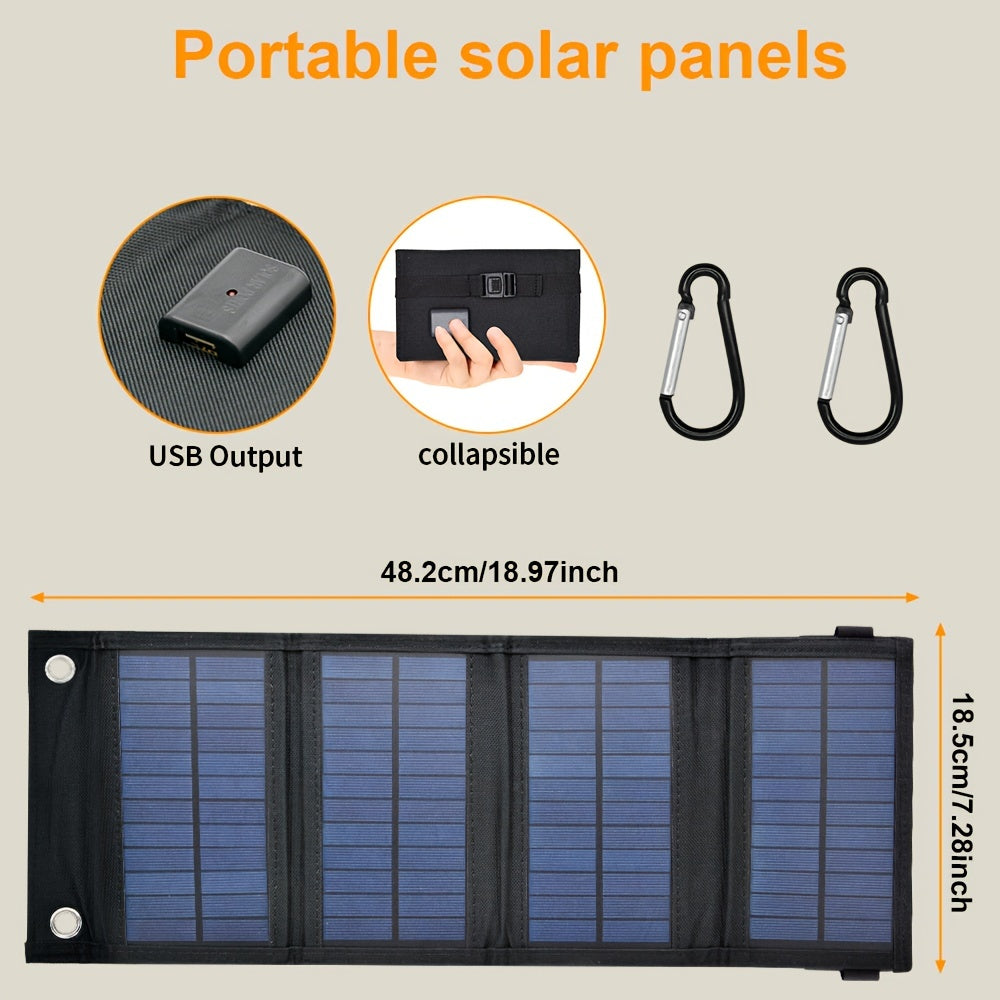 Portable USB Foldable Solar Panel