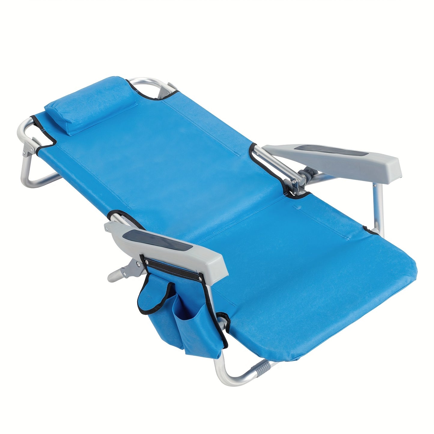 Lightweight portable folding lounger chair