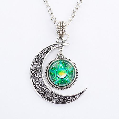 Triple moon pendant