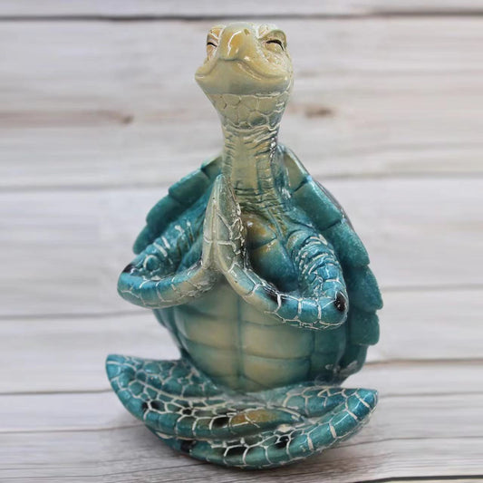 Statuette "Turtle on meditation"