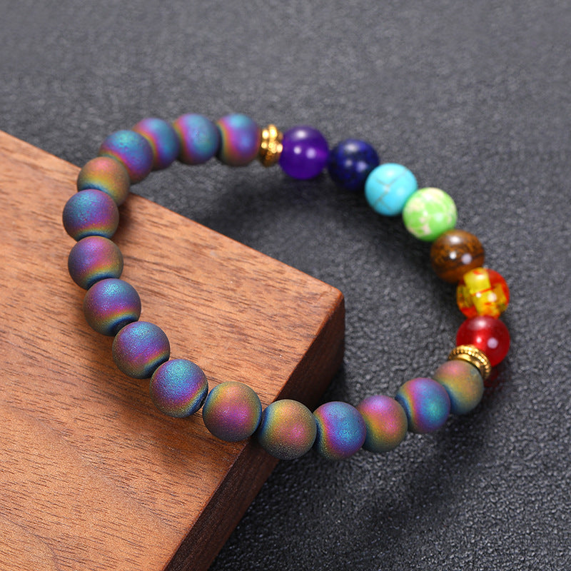 Chakra Energy Natural Stone Bracelet