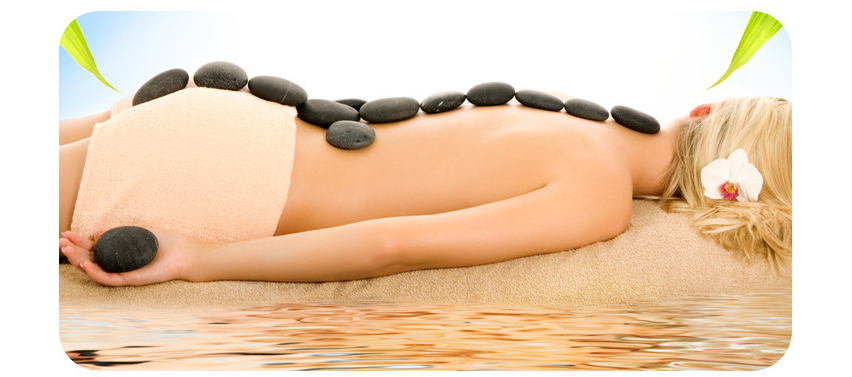 Volcanic energy natural stones for massage