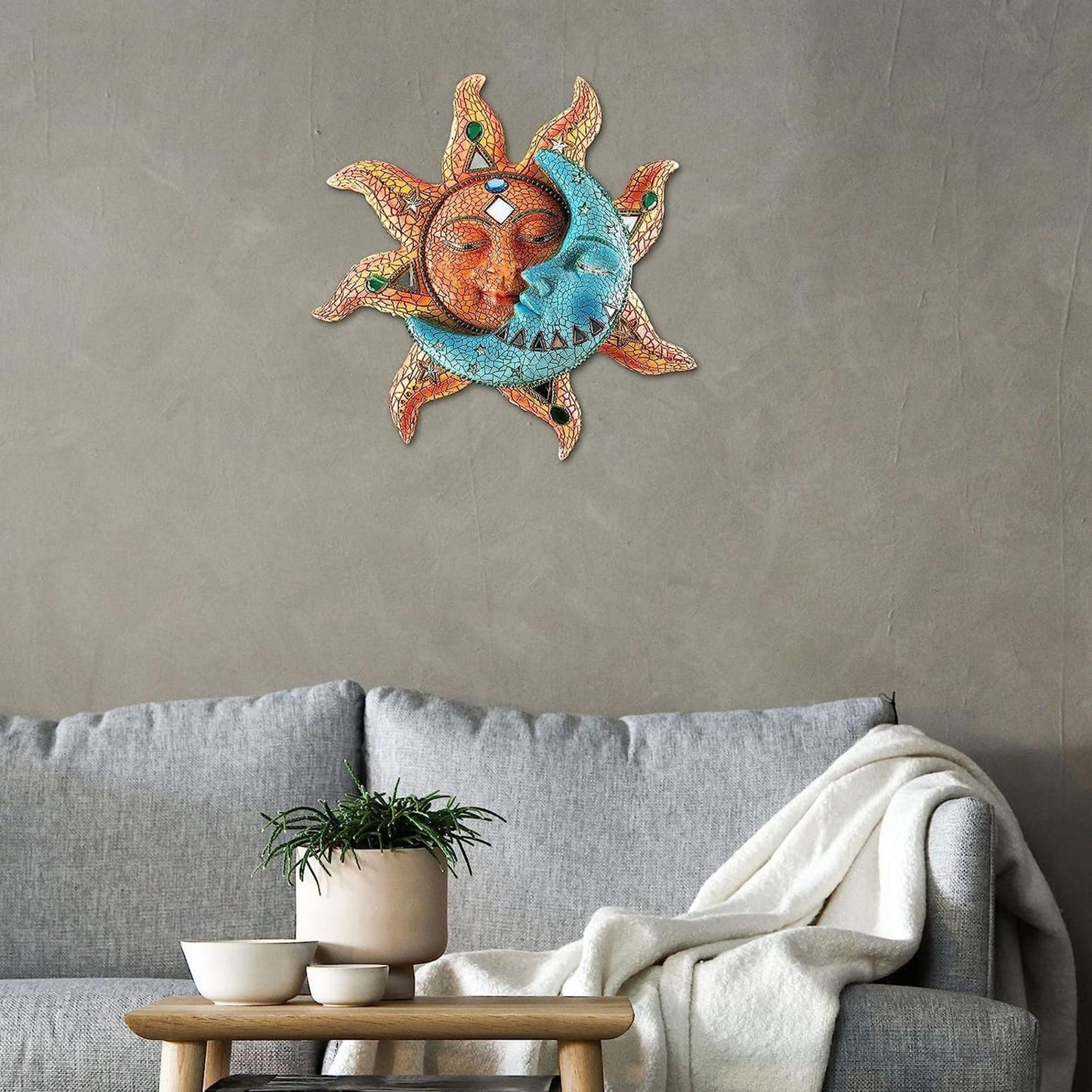 Sun Moon Wall Ornament