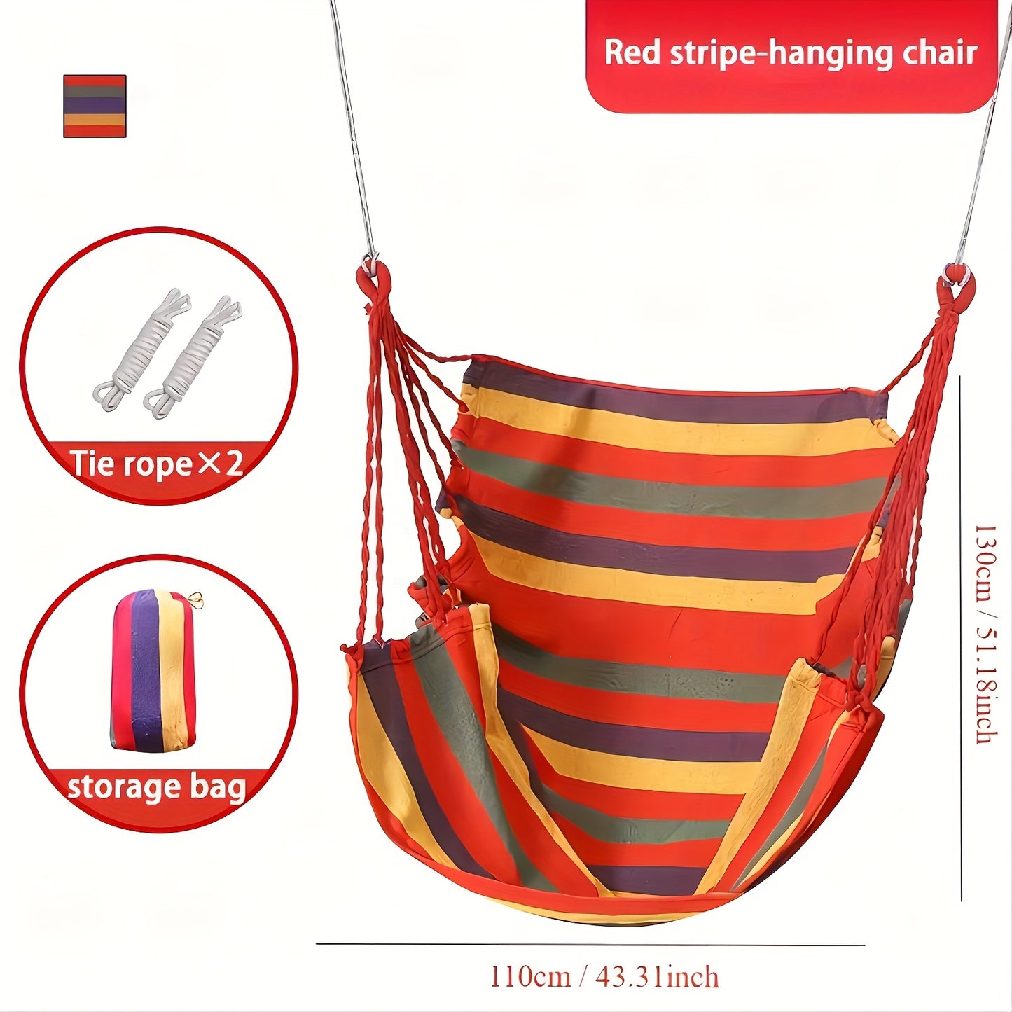 Seated hammock swing up to 120 kg