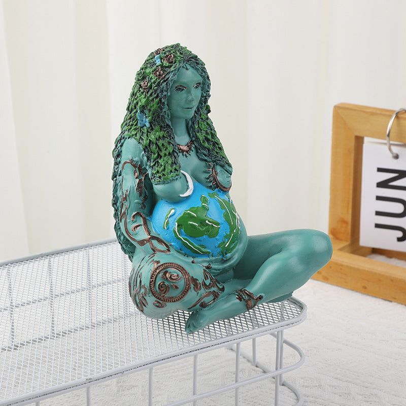 Beautiful artistic statue of Mother Earth