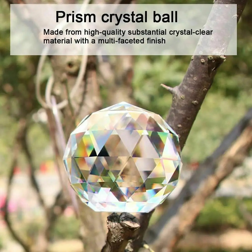 Clear Cut Crystal Sphere