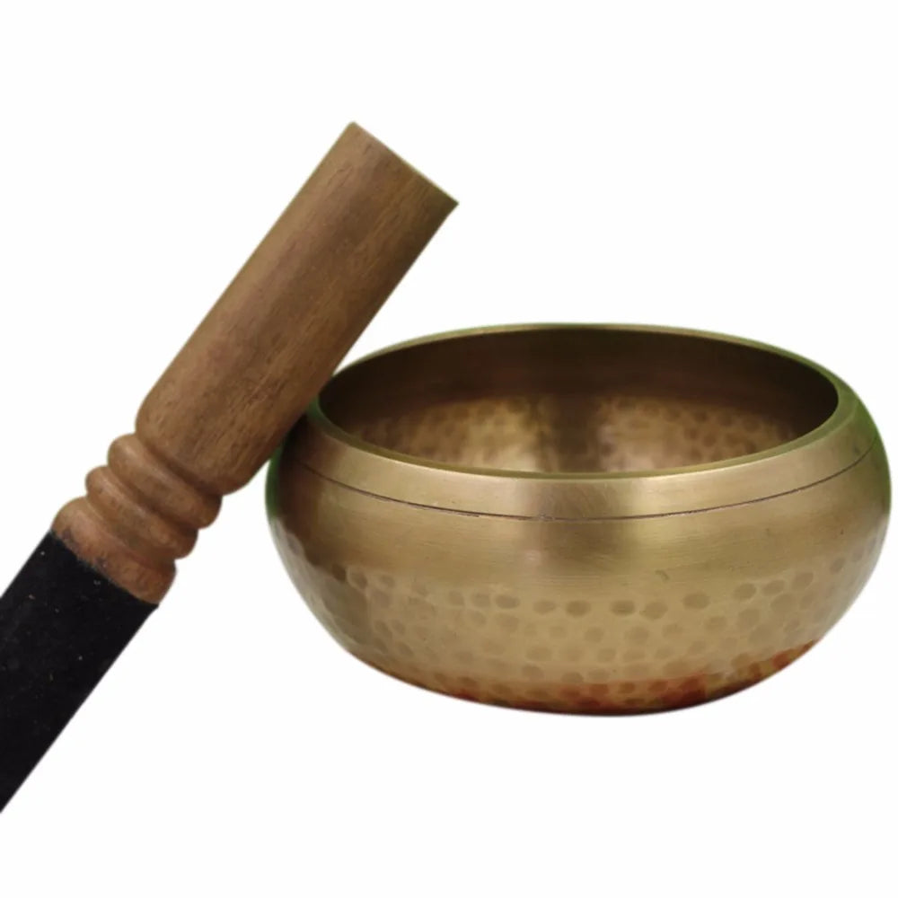 Copper Crafted Gilt Yoga Singing Bowl