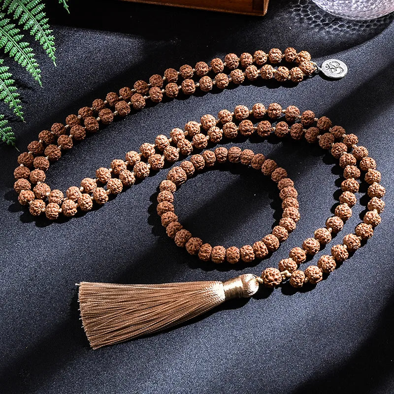 Mala Rudraksha | Beaded Mala Necklace 108