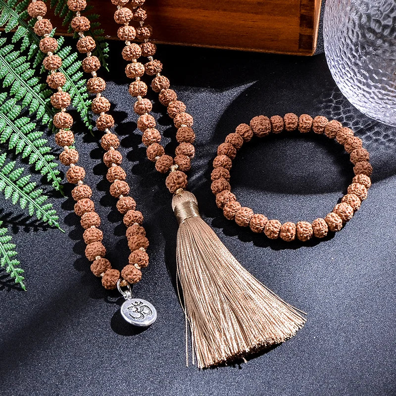 Mala Rudraksha | Beaded Mala Necklace 108