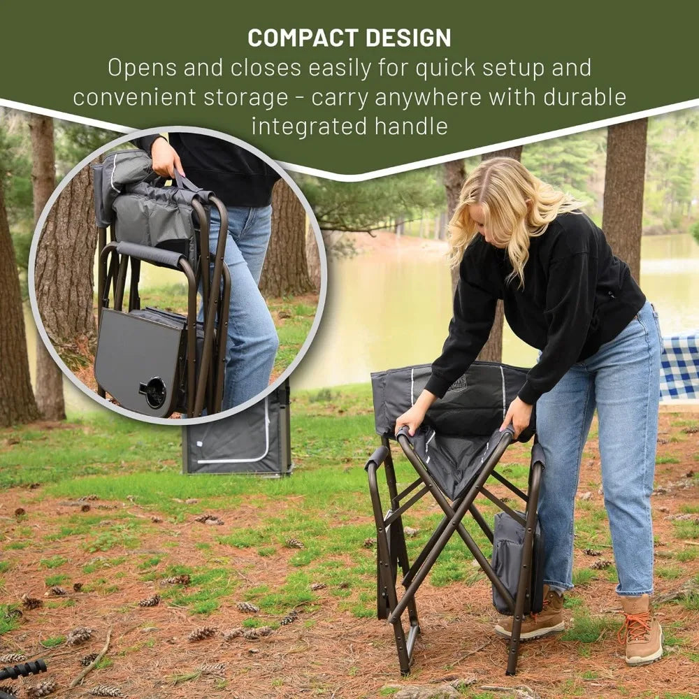 Lightweight camping chair,Supports 300lbs