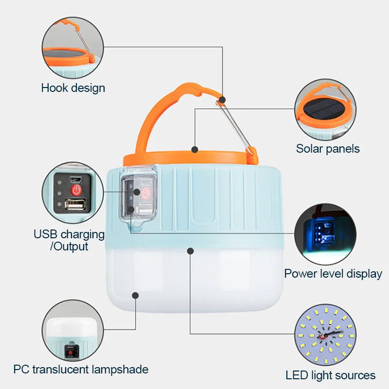 Waterproof Rechargeable Energy Saving Bulb