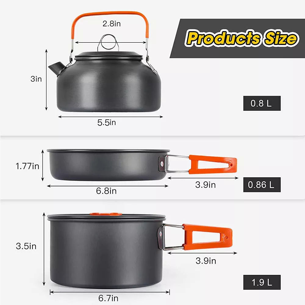 Camping Cookware Kit