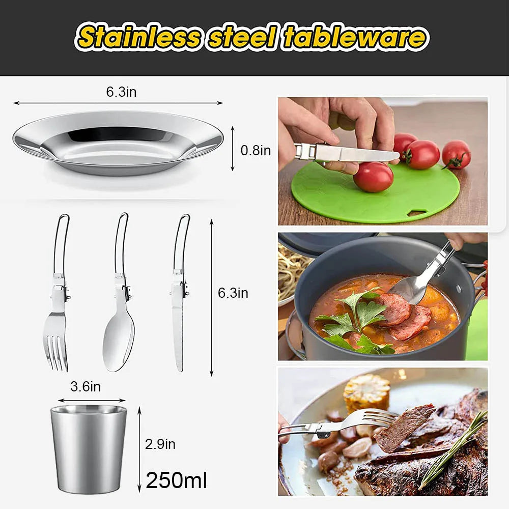 Camping Cookware Kit