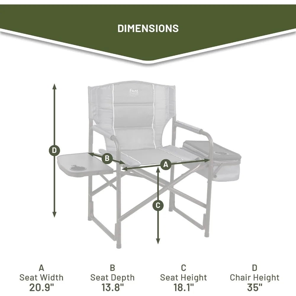 Lightweight camping chair,Supports 300lbs