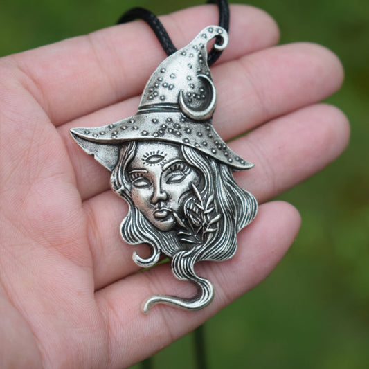 Witchy Third Eye Pendant Necklace