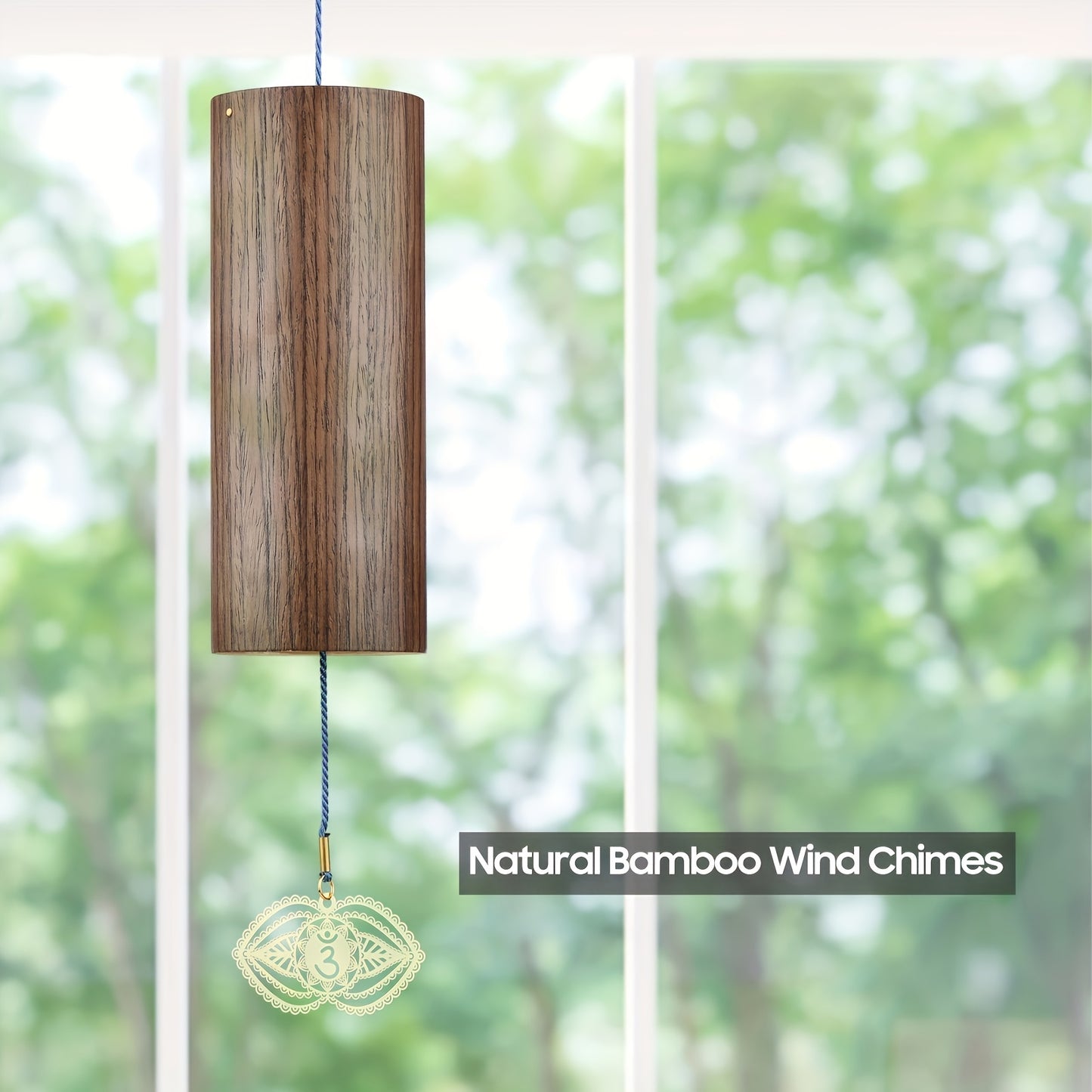 Sound bells made of natural bamboo for meditation and chakra opening